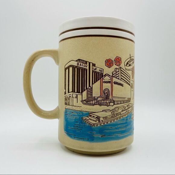 Vintage Atlantic City Souvenir Ceramic Mug - Picture 2 of 5